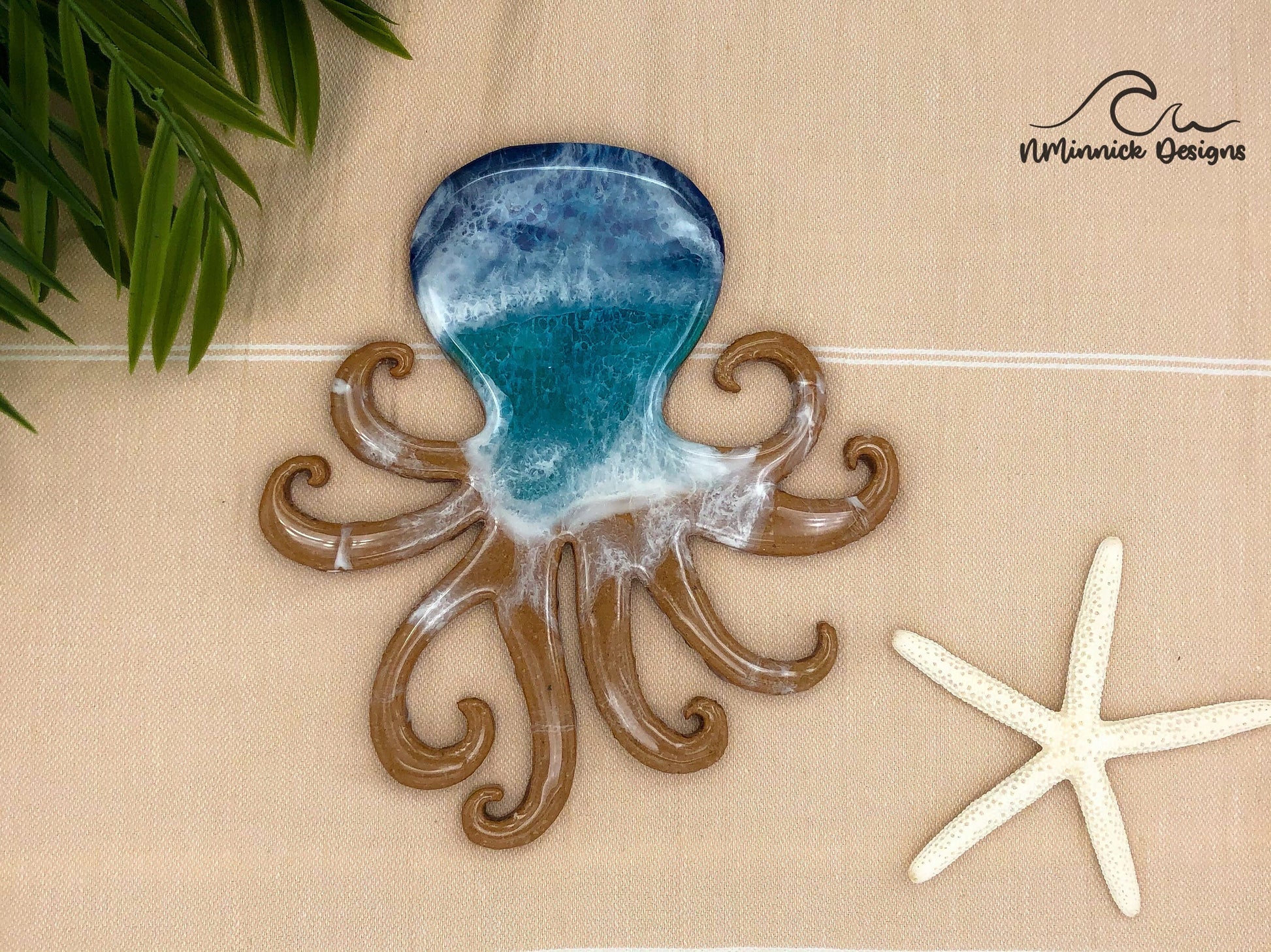 Octopus Wall Art, Nautical Wall Art, Beach Decor, Coastal Decor, Sea Life Art, Under the Sea
