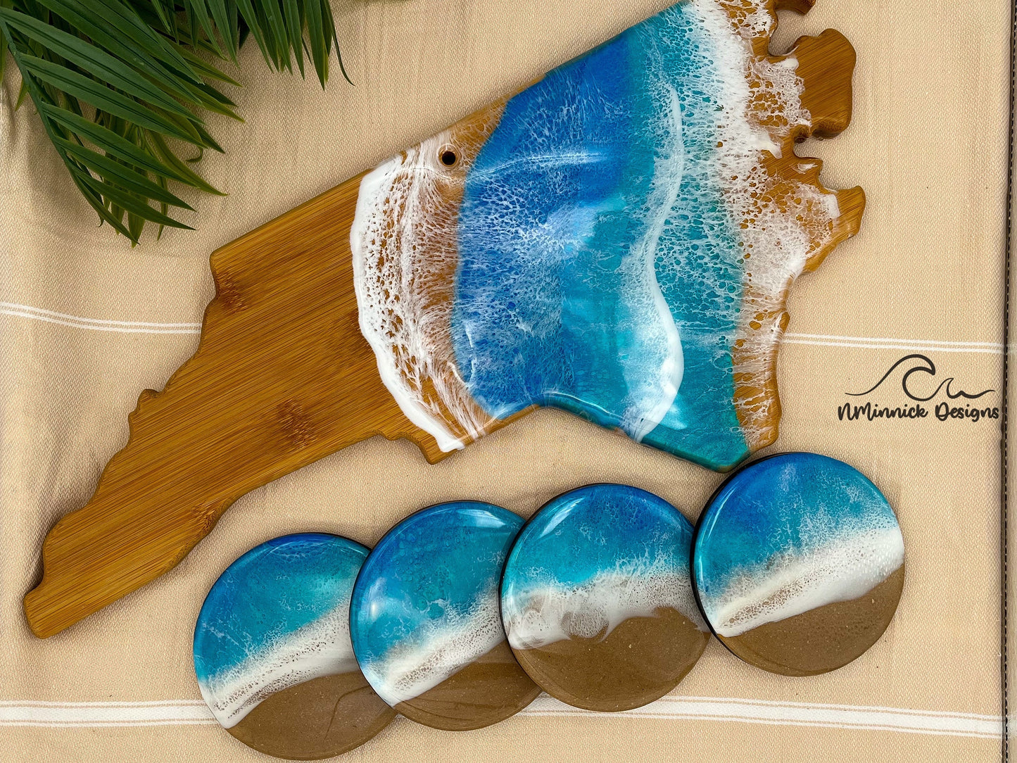 North Carolina Charcuterie Board and Coaster Christmas Box