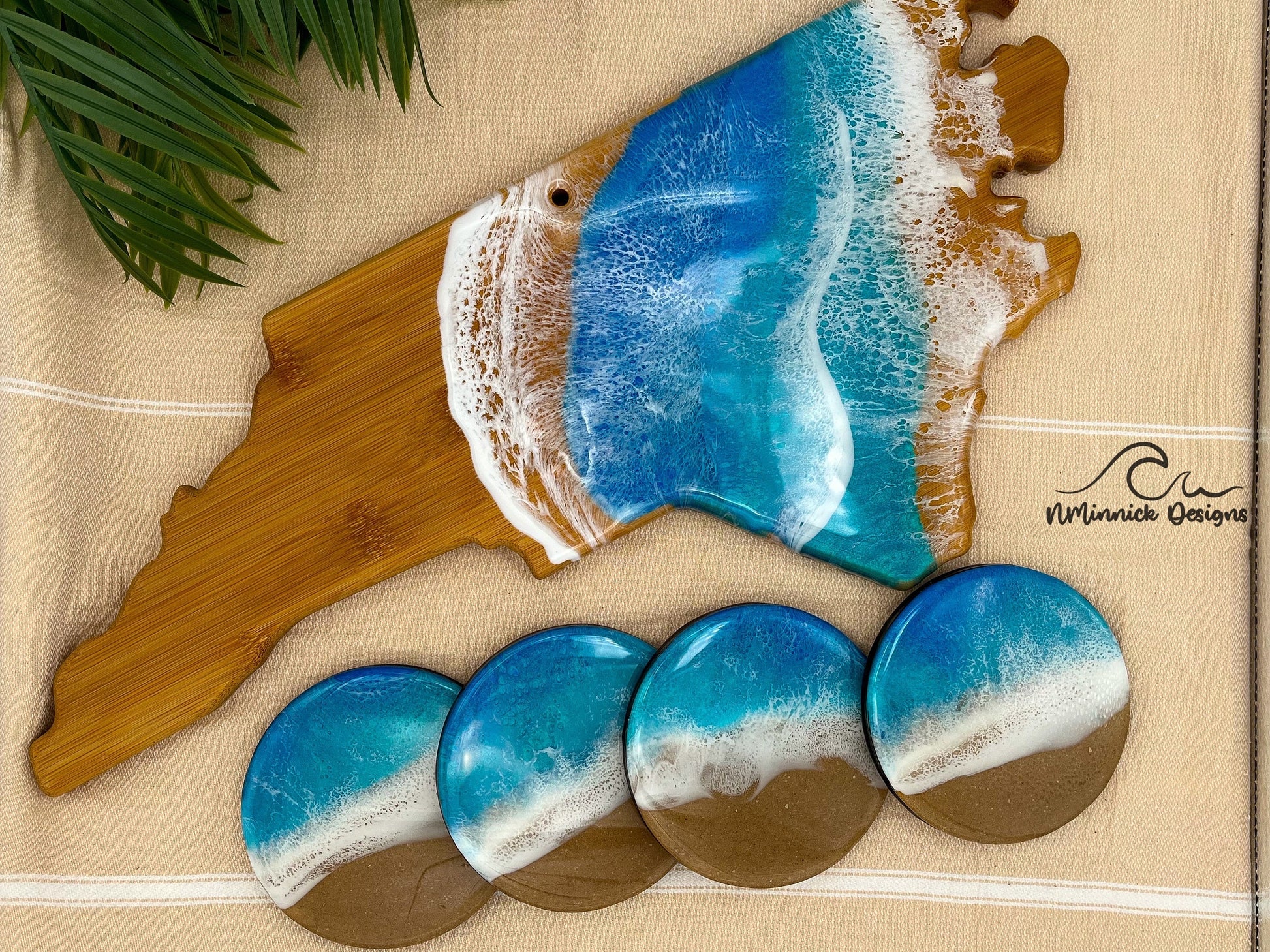 North Carolina Charcuterie Board and Coaster Christmas Box