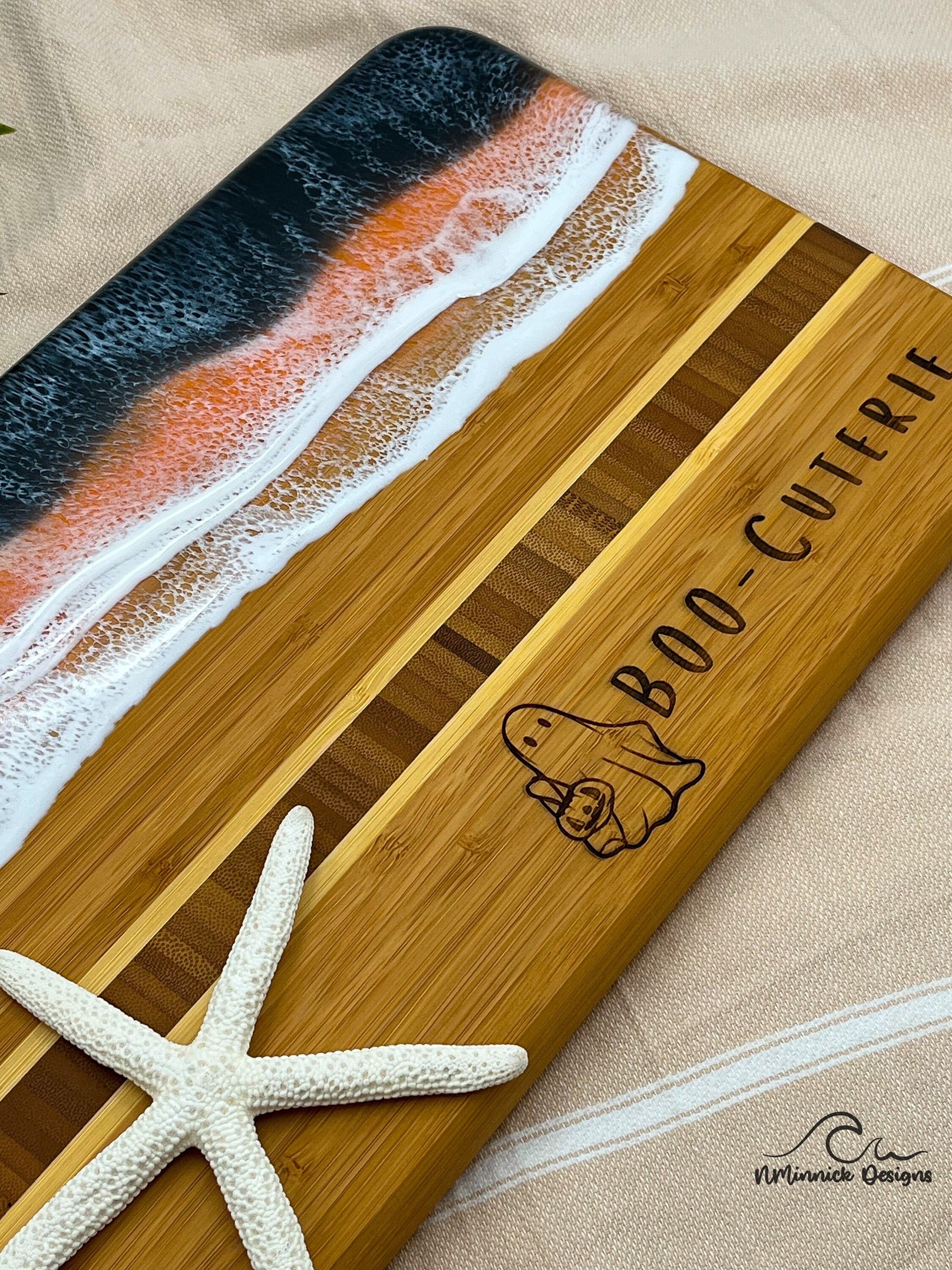 Boo Cuterie - Halloween Charcuterie Board, Coastal Halloween, Appetizer Board, Spooky Season, Halloween Party Decor, Halloween Decorations