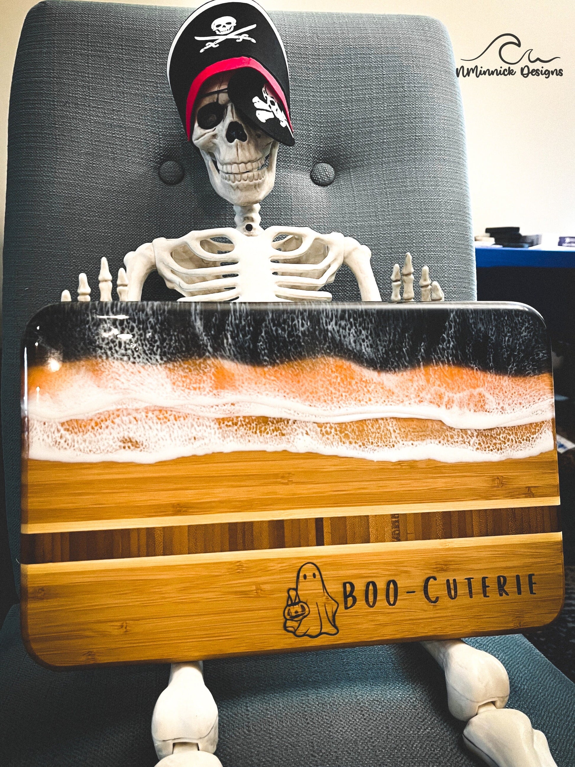 Boo Cuterie - Halloween Charcuterie Board, Coastal Halloween, Appetizer Board, Spooky Season, Halloween Party Decor, Halloween Decorations