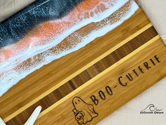Boo Cuterie - Halloween Charcuterie Board, Coastal Halloween, Appetizer Board, Spooky Season, Halloween Party Decor, Halloween Decorations